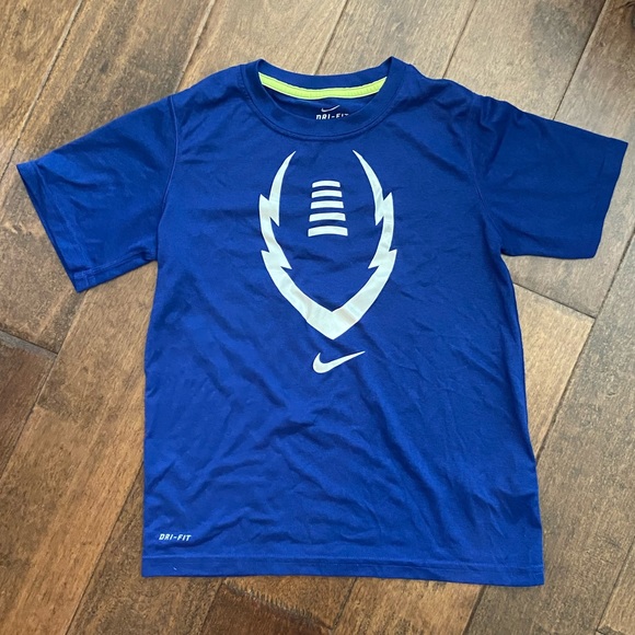 Nike Other - NIKE DRI-FIT BLUE GRAPHIC PRINTED SHIRT